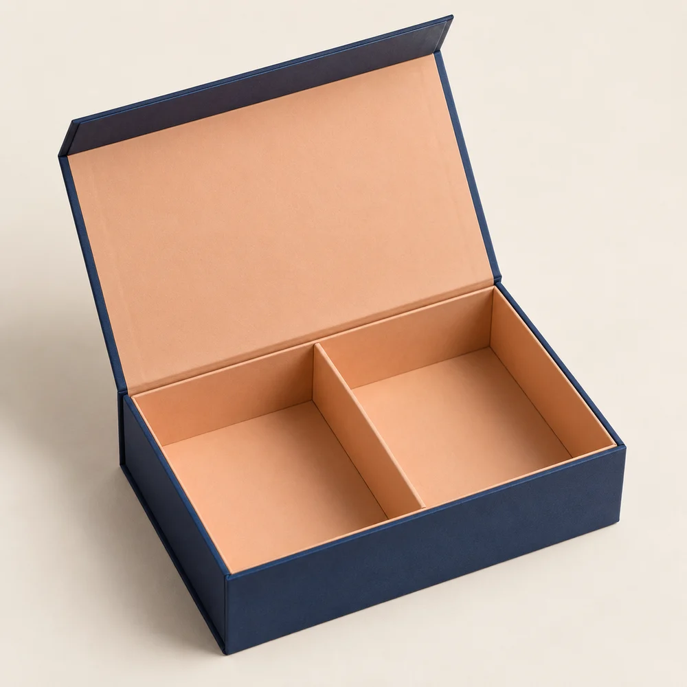 Coffret magnétique pour jeu de cartes — exemple de personnalisation, visualisation