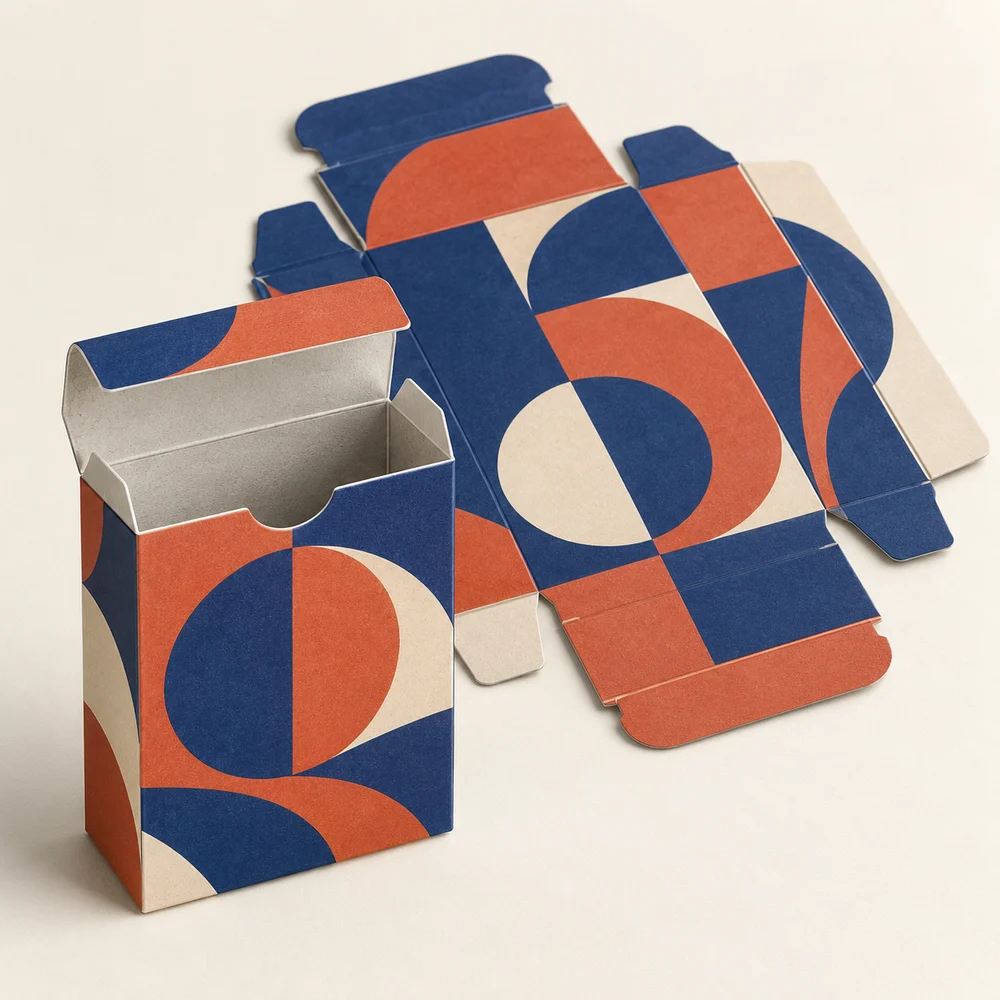 Étui personnalisé pour cartes poker — exemple de personnalisation, visualisation