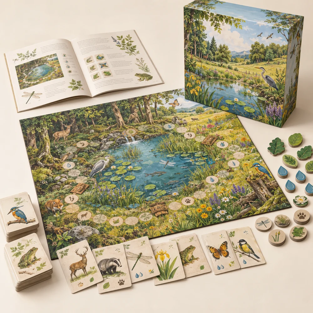 Jeu coopératif sur la biodiversité — exemple de personnalisation, visualisation