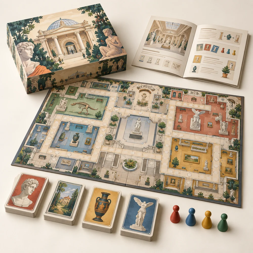 Jeu de musée · parcours et découvertes — exemple de personnalisation, visualisation