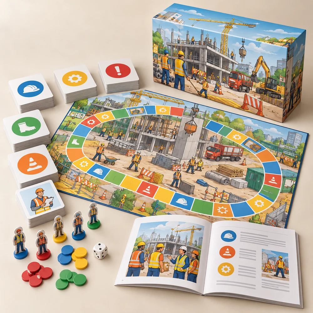 Jeu de prévention · sécurité au travail — exemple de personnalisation, visualisation