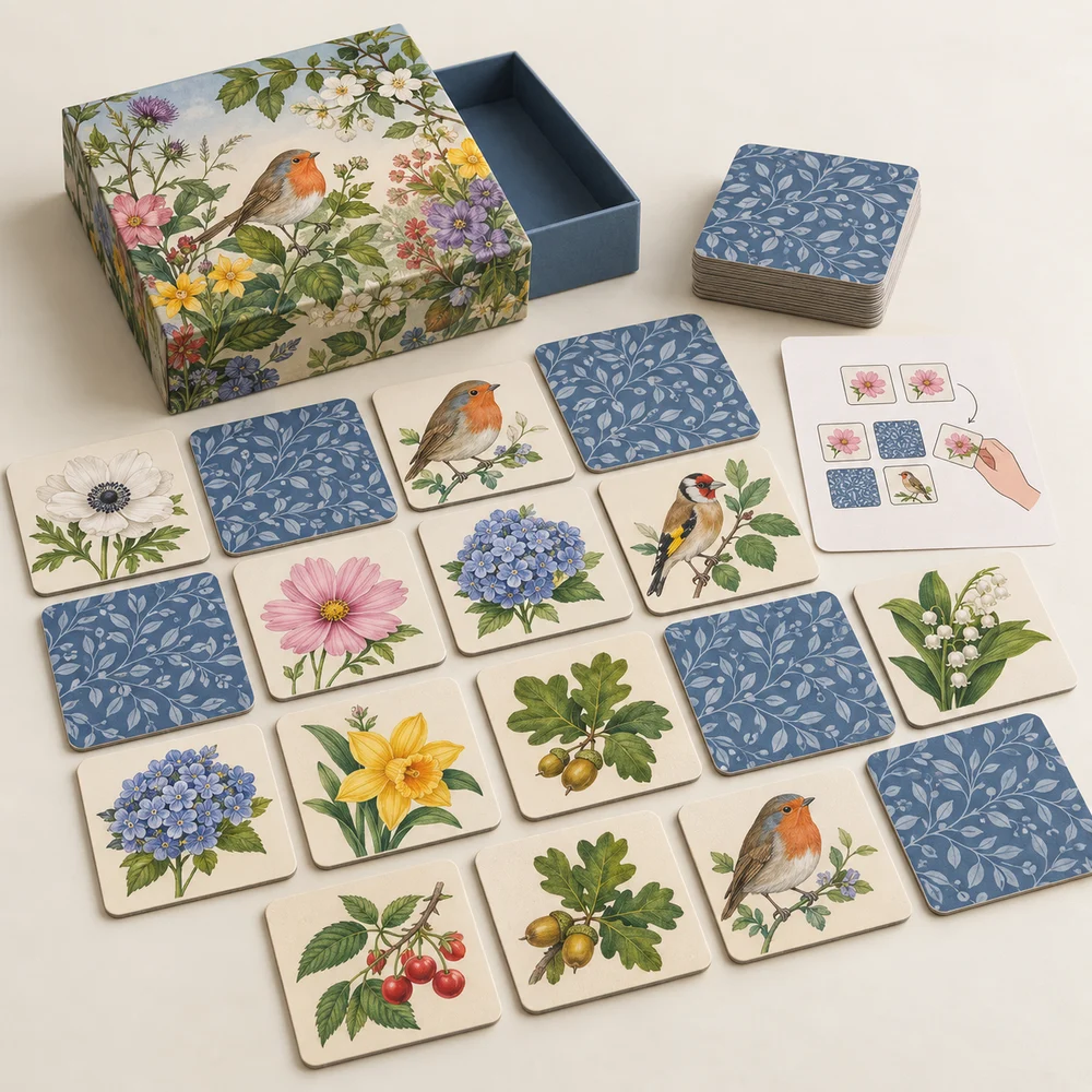 Memory personnalisé · 12 paires — exemple de personnalisation, visualisation